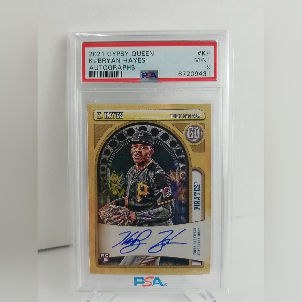 2021 Ke'Bryan Hayes RC Auto Topps Gypsy Queen - PSA 9 MINT